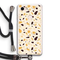 Terrazzo N°13: Pixel 3 Transparant Hoesje met koord