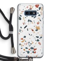 Terrazzo N°4: Samsung Galaxy S10e Transparant Hoesje met koord