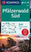 Wandelkaart 473 Pfälzerwald Süd | Kompass - thumbnail