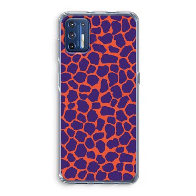 Purple Giraffe: Motorola Moto G9 Plus Transparant Hoesje