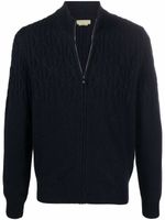 Corneliani pull en maille épaisse - Bleu