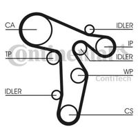 Requal Distributieriem kit RTK118