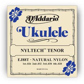 D'Addario EJ88T snaar voor muziekinstrumenten Ukelele 4 stuk(s) Nyltech Gitaar