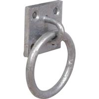 Plafondplaat met ring gegalvaniseerd industrieel kettingring op plaat