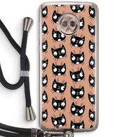 Kat: Motorola Moto G6 Transparant Hoesje met koord