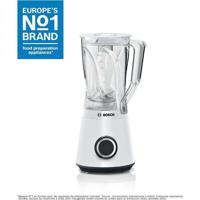VitaPower Blender - BOSCH - MMB6141W - 1200 W - 30000 tpm - 2 snelheden + turbo - 2 L kom - 4 verwijderbare messen - Wit