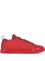 Giuseppe Zanotti baskets à logo imprimé - Rouge