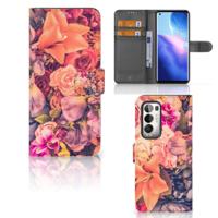 OPPO Find X3 Neo 5G Hoesje Bosje Bloemen | Portemonnee hoesje