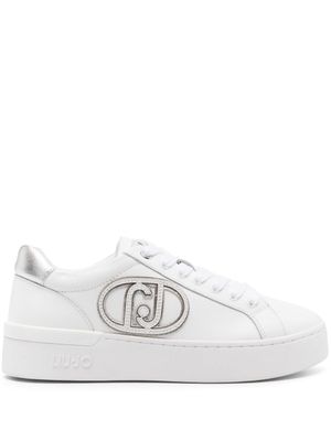 LIU JO baskets Silvia en cuir - Blanc