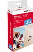 AgfaPhoto vulling voor fotoprinter Realipix Mini P, cartridge en 20 vel fotopapier