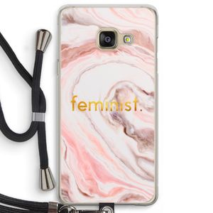 Feminist: Samsung Galaxy A3 (2016) Transparant Hoesje met koord