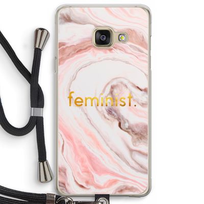 Feminist: Samsung Galaxy A3 (2016) Transparant Hoesje met koord