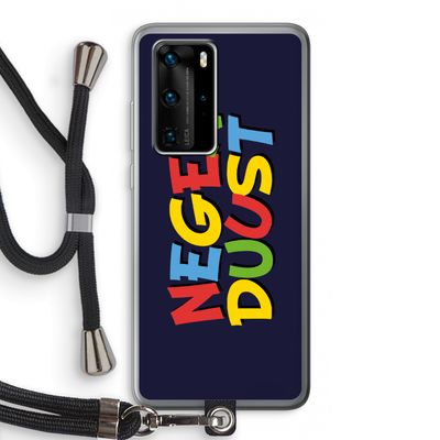 90's One: Huawei P40 Pro Transparant Hoesje met koord