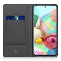 Samsung Galaxy A71 Book | Wallet Case | Wood Blue