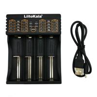 LiitoKala lii-402 4 In 1 Lithium-batterijlader voor Li-ion IMR 18650 18490 18350 17670 17500 16340(RCR123) 14500 10440