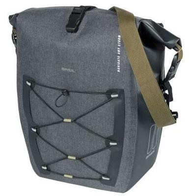 Enkele fietstas Basil Navigator Storm MIK SIDE L 25-31 liter 46 x 36 x 21 cm - zwart