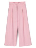 Monnalisa pantalon droit à ornements strassés - Rose