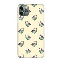 Vogeltjes: Volledig geprint iPhone 11 Pro Max Hoesje