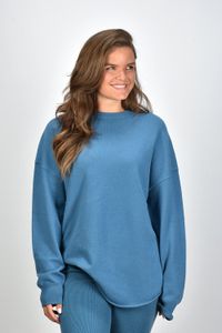 Extreme Cashmere trui Crew Hop 053 agua