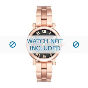 Michael Kors horlogeband MK3585 Staal Rosé 18mm