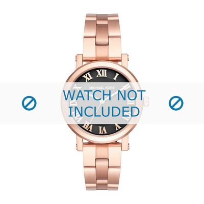Michael Kors horlogeband MK3585 Staal Rosé 18mm