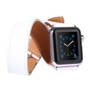 Kakapi Double Strap bandje - Wit - Geschikt voor Apple Watch 42mm / 44mm / 45mm / 49mm