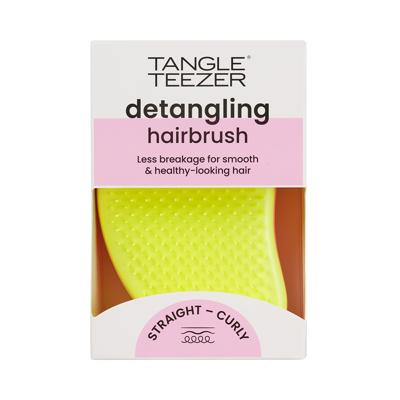 Tangle Teezer Compact Styler Borstel Detangling Hairbrush Straight & Curly Yellow 1Stuks