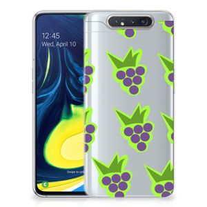 Samsung Galaxy A80 Siliconen Case Druiven