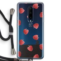 Framboosjes: OnePlus 7 Pro Transparant Hoesje met koord Framboosjes: OnePlus 7 Pro Transparant Hoesje met koord