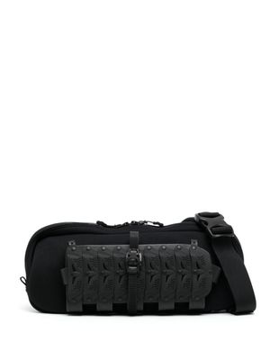 Junya Watanabe MAN sacoche à logo imprimé - Noir