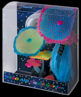 Superfish Fluo Air Coral Garden Blauw - Levendige Aquariumdecoratie met Bubbels Effect