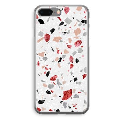 Terrazzo N°12: iPhone 8 Plus Transparant Hoesje