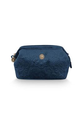 Pip Studio Toilettas Buidel Klein Velvet Quiltey Days Blauw