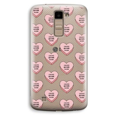 Chicks before dicks: LG K10 (2016) Transparant Hoesje