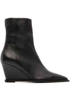 ATP Atelier bottines Pratella 76 mm en cuir - Noir