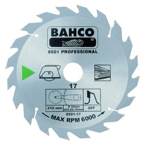 Bahco cirkelzaagblad hardmetalen tanden | 8501-30