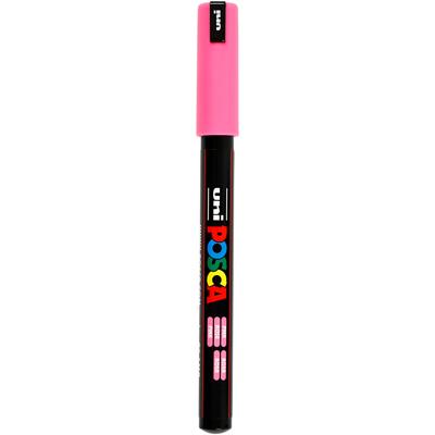 Uni-Posca Posca marker, afm pc-1mr, lijndikte 0,7 mm, extra-fijn, roze, 1 stuk