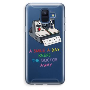 Smile: Samsung Galaxy A6 (2018) Transparant Hoesje