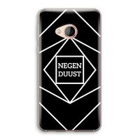 Negenduust geometrisch: HTC U Play Transparant Hoesje
