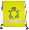 Korntex KX175 Childrens Gym Bag Funtastic Wildlife - Dragon Yellow - 30 x 40 cm