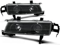 Tuning-Tec Koplampen dual halo rims HONDA PRELUDE 02 92-01 97 ANGEL EYES ZWART - thumbnail