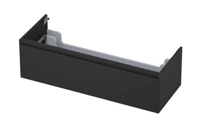 Onderkast INK 1 lade greeploos gelakt 45gr 120 cm x 45 cm x 35 cm Mat antraciet 1240141