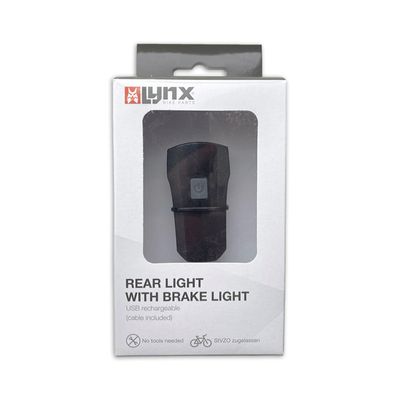 Lynx Achterlicht met remlicht functie usb