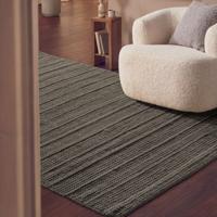 Vloerkleed Parker Rechthoekig - Bruin Grijs 150x80cm - Wol - Dekbed-Discounter.nl