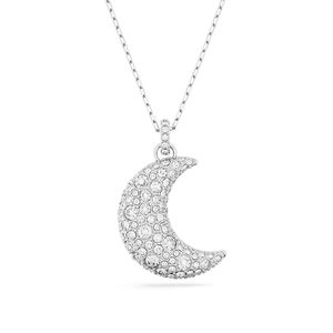 Swarovski 5666181 Ketting Luna zilverkleurig-wit 40-47 cm