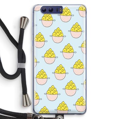 Citroenen: Honor 9 Transparant Hoesje met koord