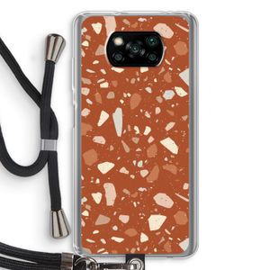 Terrazzo N°22: Xiaomi Poco X3 NFC Transparant Hoesje met koord