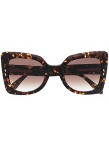 Isabel Marant Eyewear lunettes de soleil à monture oversize - Marron