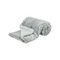 Huisdierendeken Trixie Jimmy Soft Lichtgrijs Polyester Pluche 100 x 70 cm