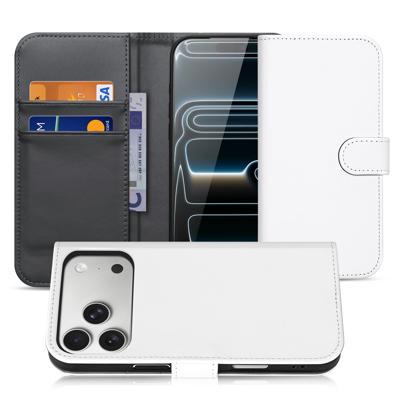 Apple iPhone 17 Pro Max | Book Case | Wit Met Pasjeshouder